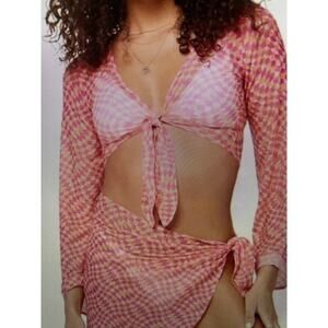 NWT l*Space Bandera top XS in Heat Wave